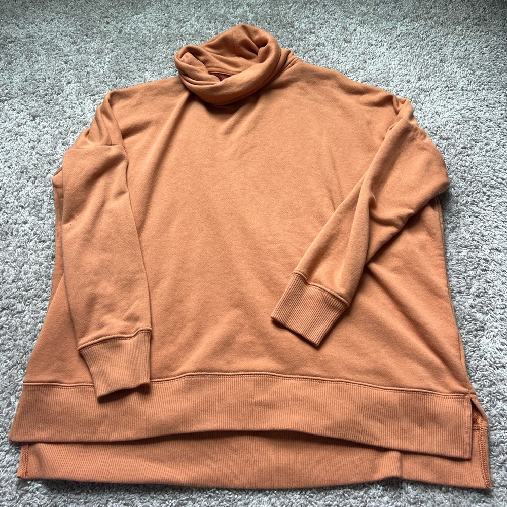 Cozy Tan Turtleneck Sweater